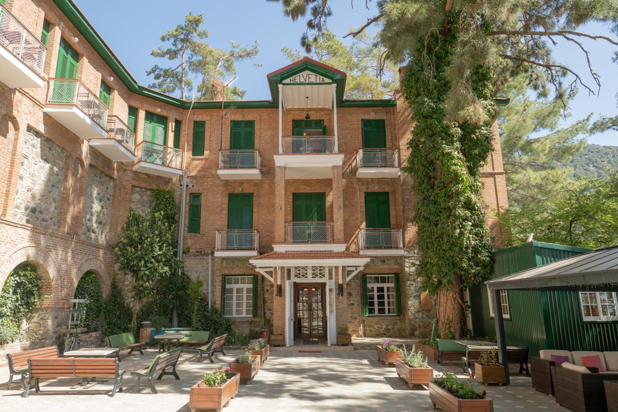 New Helvetia Hotel Platres Buitenkant foto
